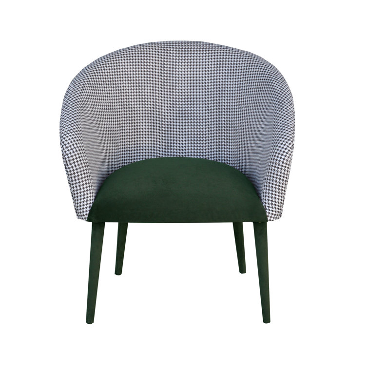 HappyBarok Plum Upholstered Accent Chair Wayfair.co.uk